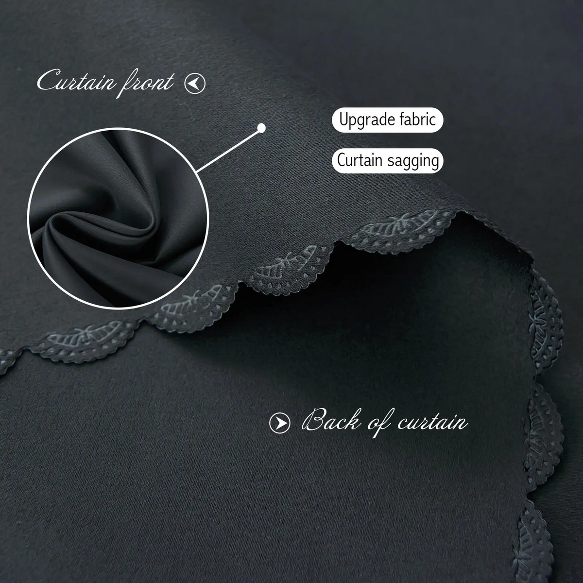 Blackout Window Curtain- No-Drill Magic TapeInstallation, Light-Blocking Privacy Shadefor Bedroom, Living Room& Kitchen